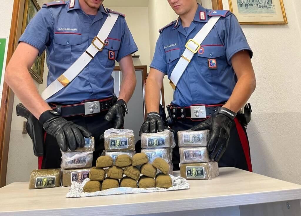 droga dei falò anzio carabinieri