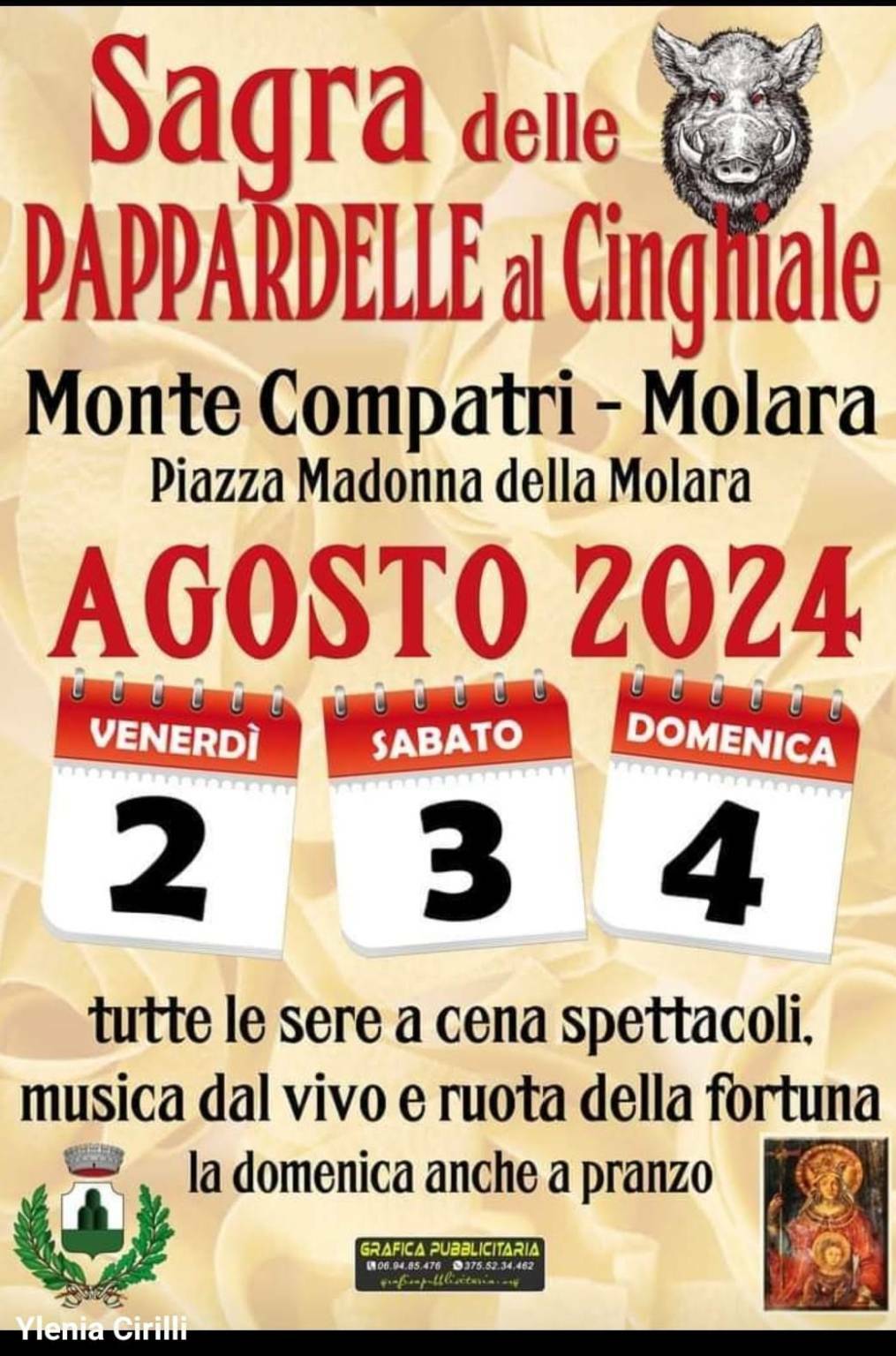 sagra pappardella molara monte compatri