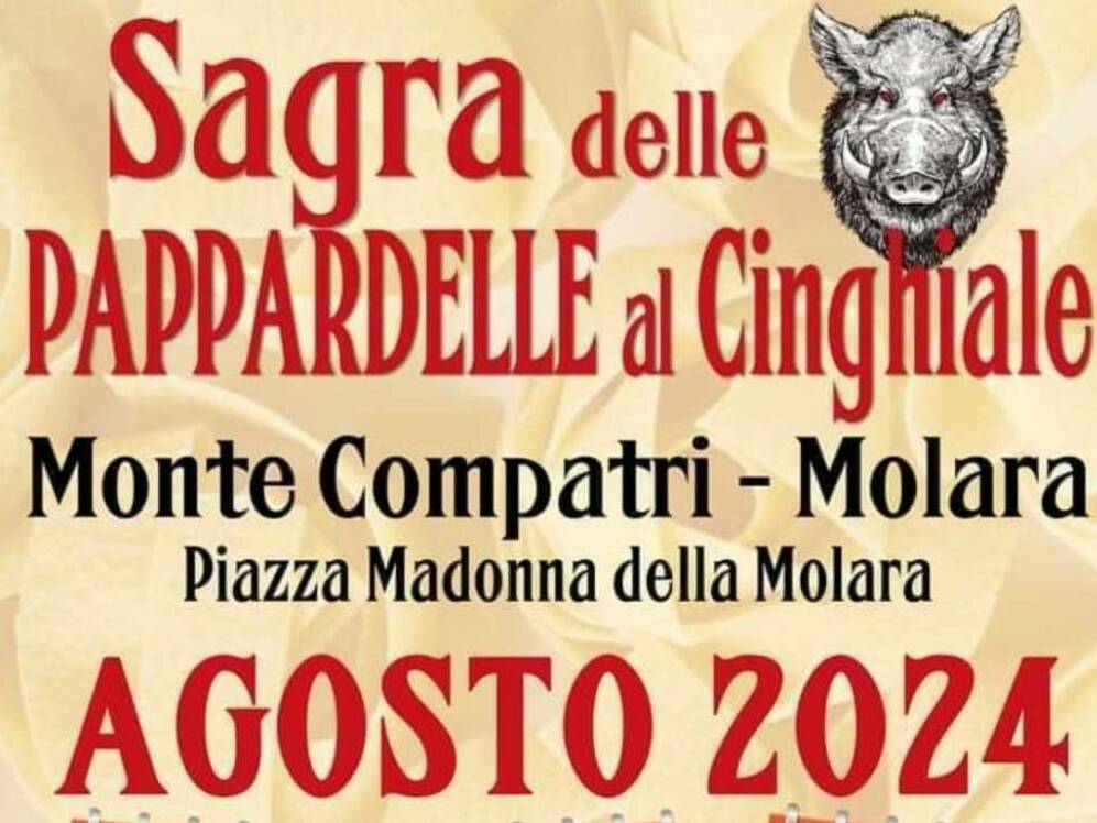 sagra pappardella molara monte compatri