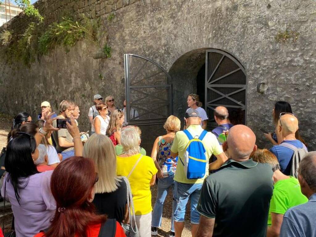 Albano, la fotogallery della visita ai Cisternoni e al Museo della Legione Partica 