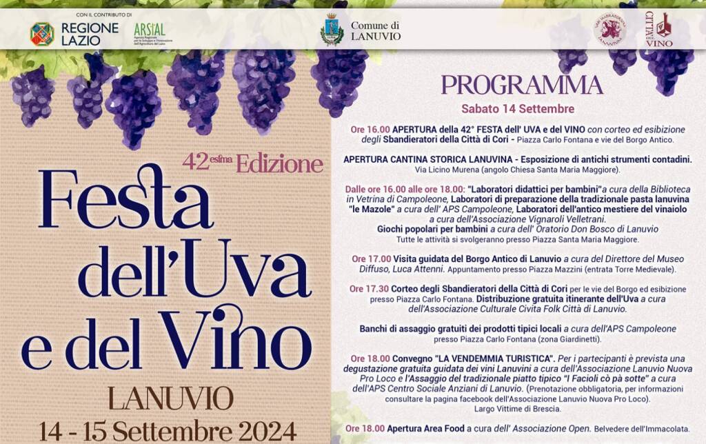 Festa dell’uva lanuvio