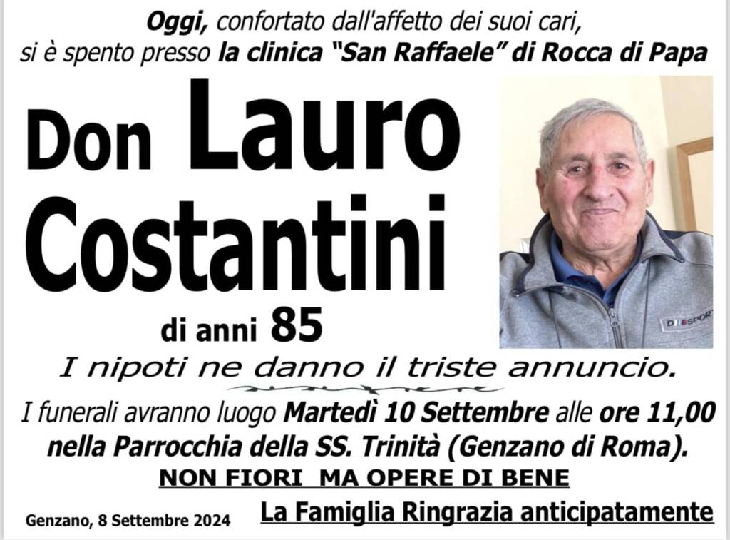 Don lauro Costantini 