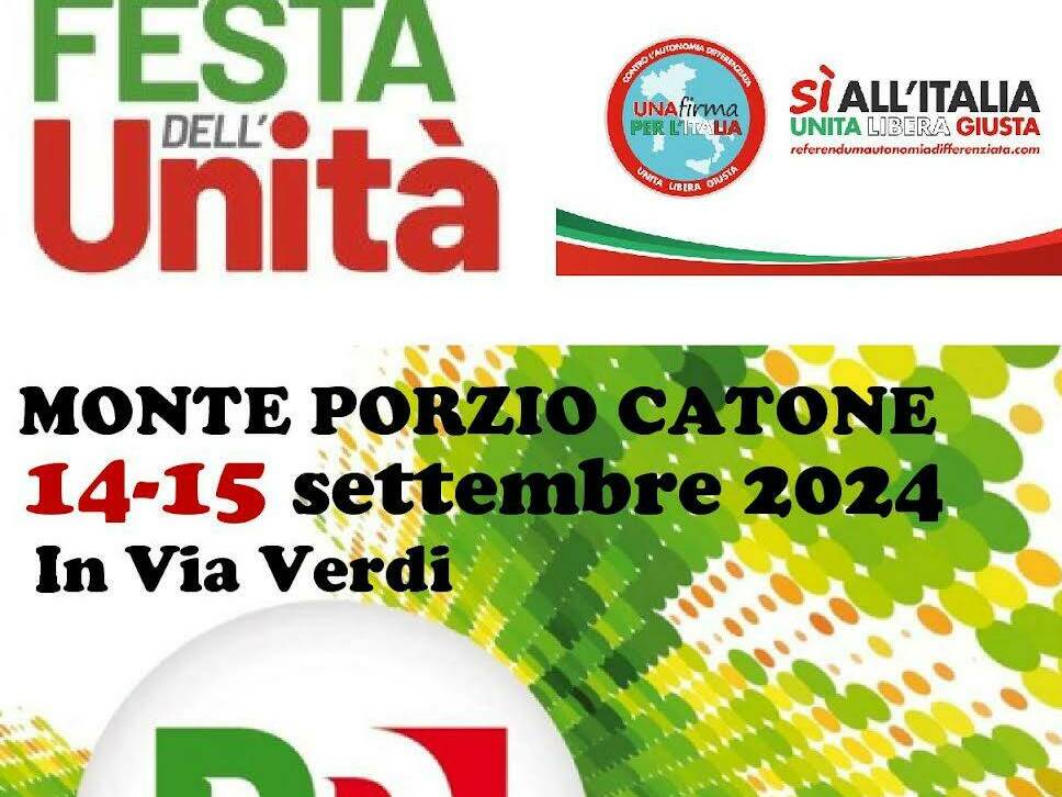 festa dfell'unità monte porzio 