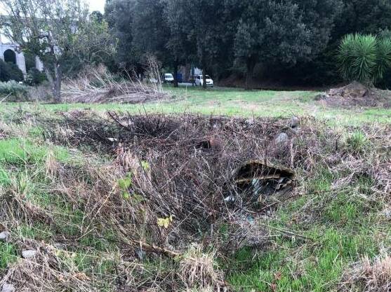 cedimenti terreno sotto il ponte ariccia 