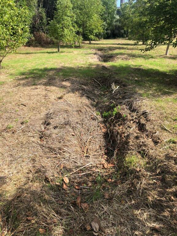 cedimenti terreno sotto il ponte ariccia 