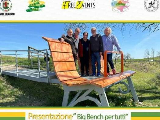 big bench per tutti lariano