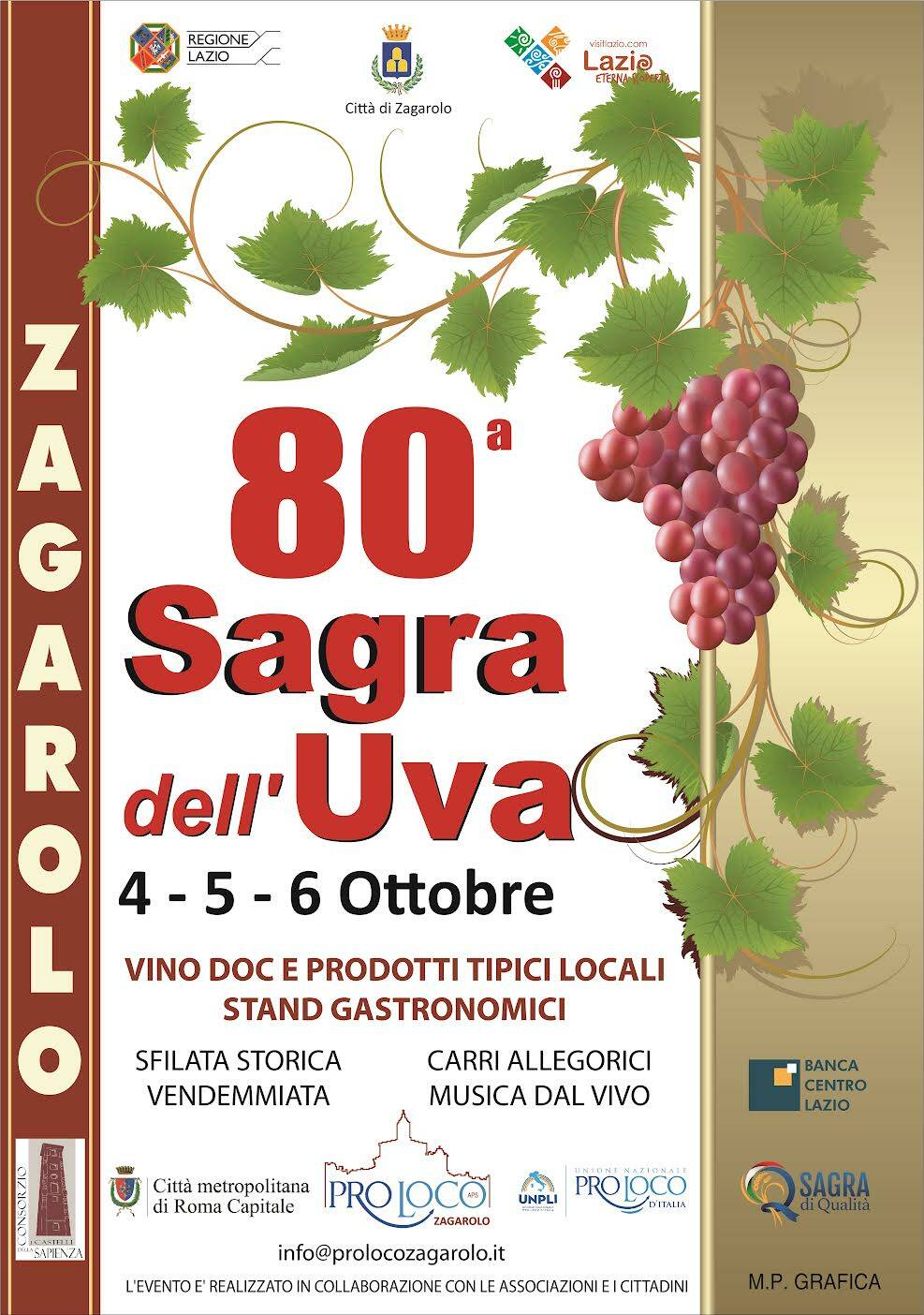 sagra dell'uva zagarolo 