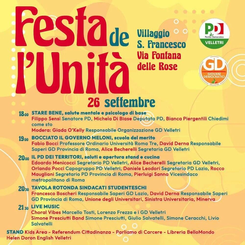 Festa de l'Unità Velletri