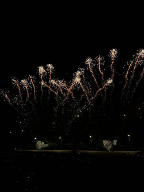 fuochi d'artificio silenziosi