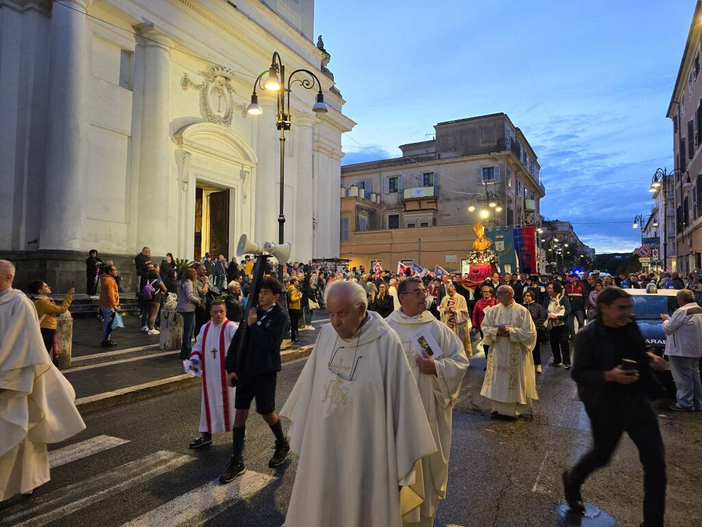 Genzano - La processione in onore del Santo Patrono San Tommaso da Villanova