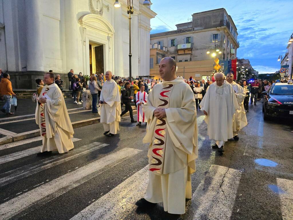 Genzano - La processione in onore del Santo Patrono San Tommaso da Villanova